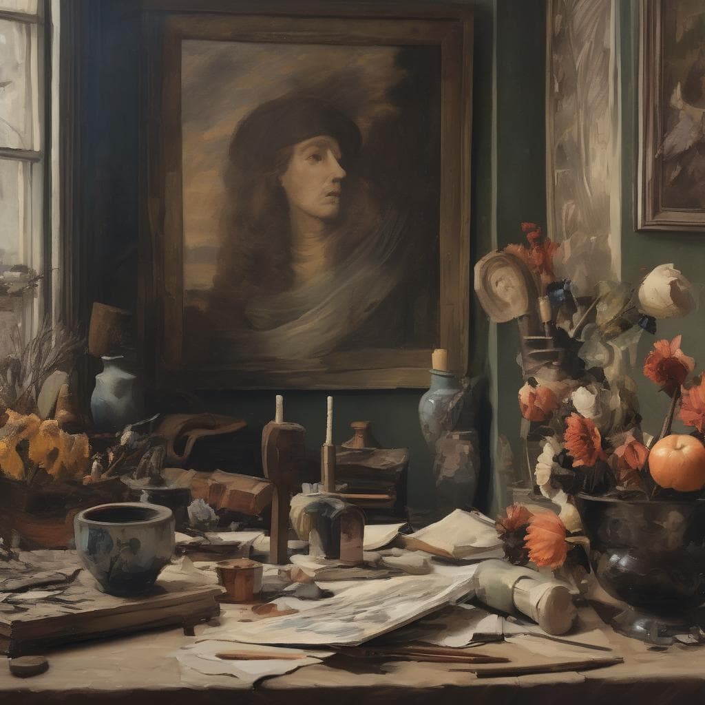 Χαρακτηριστικό της τέχνης της κίνησης και της εκφραστικότητας με έργα ζωγραφικής και καλλιτεχνικά αντικείμενα.