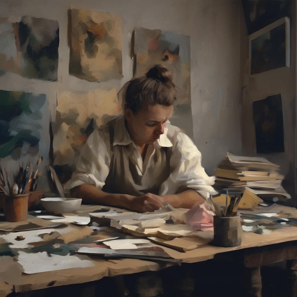 ρεαλιστικά έργα τέχνης, καλλιτέχνης, καμβάς, ζωγραφική, δημιουργία έργων τέχνης, έκφραση, τέχνη της κίνησης και της εκφραστικότητας.