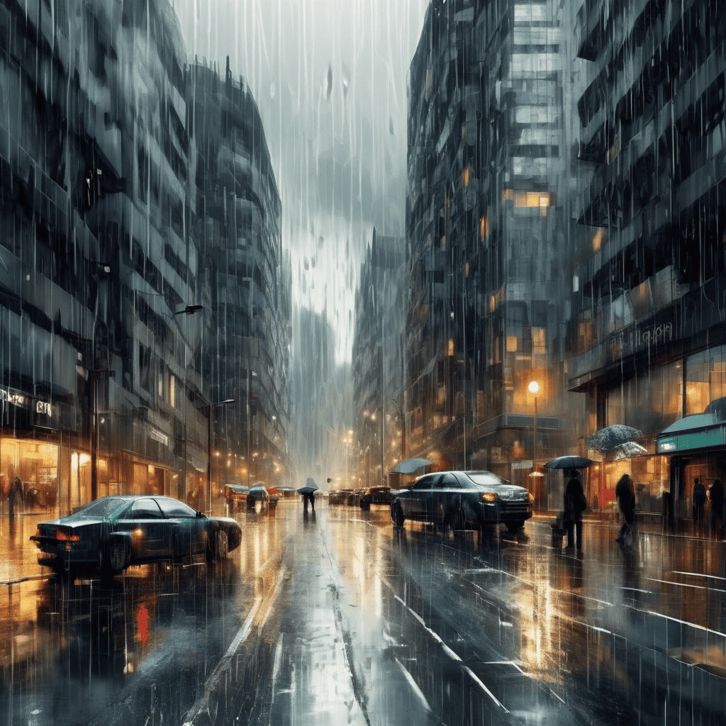 Landscape in the Rain – Josef Capek