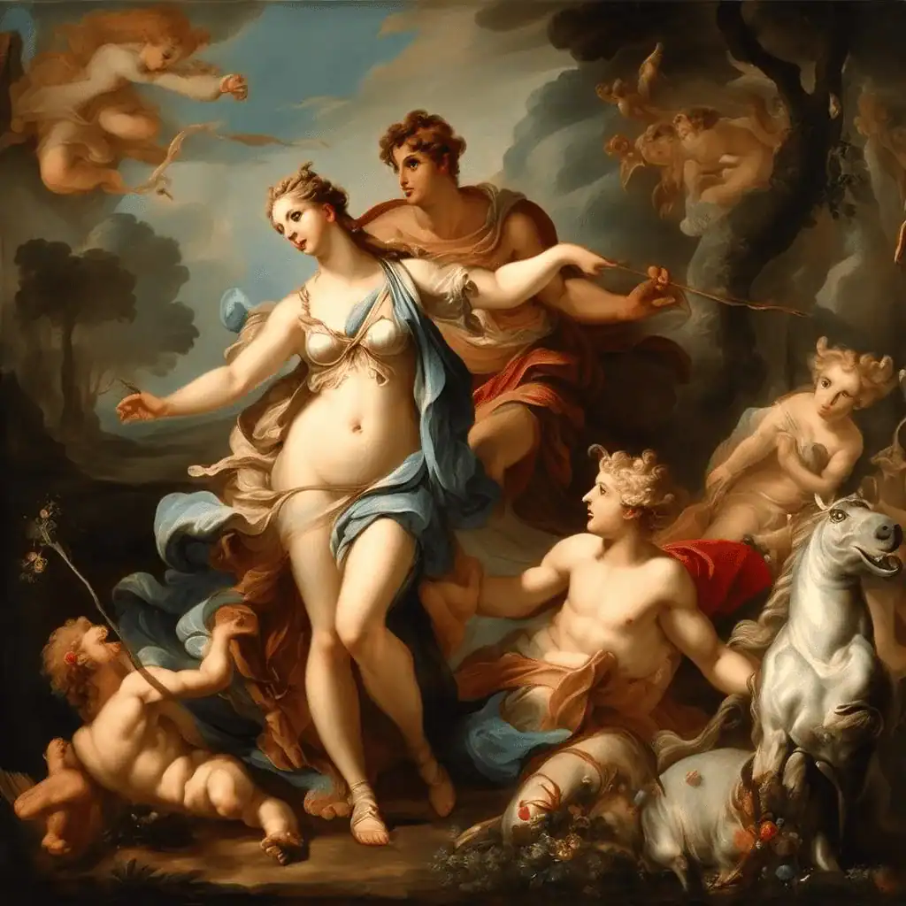 Venus and Adonis – Jacopo Amigoni
