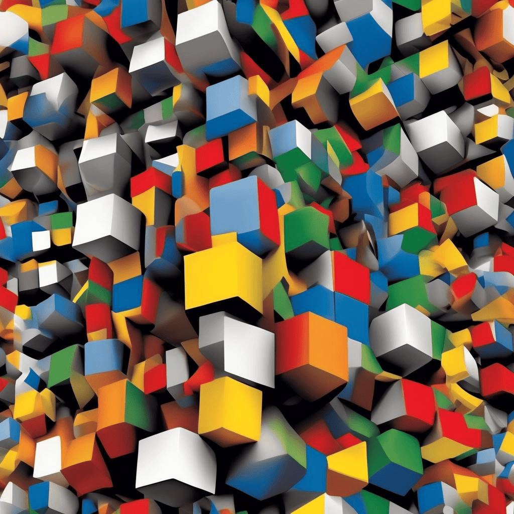 Cube Structure Based on Five Modules – Sol LeWitt